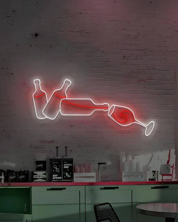 Wine LED Neon Sign Light