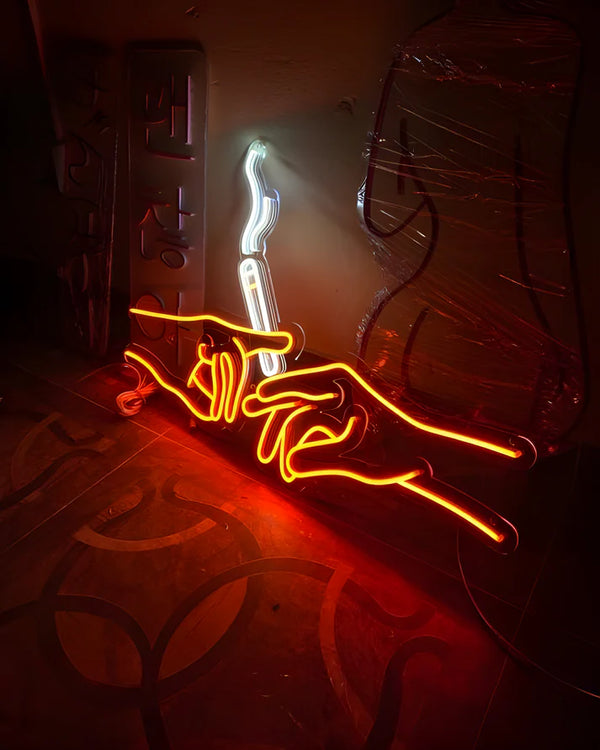 Hands LED Neon Sign Light