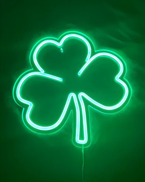 Clover LED Neon Sign Light