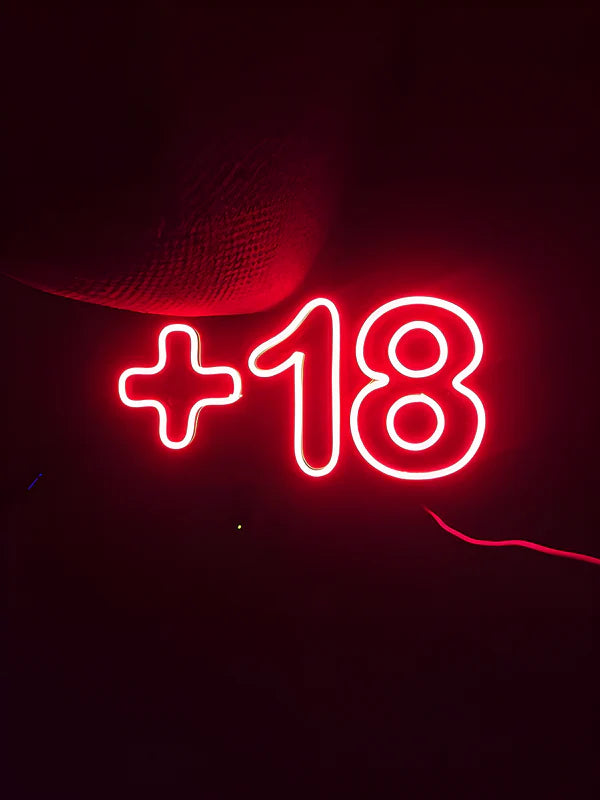 +18 LED Neon Sign Light Neon