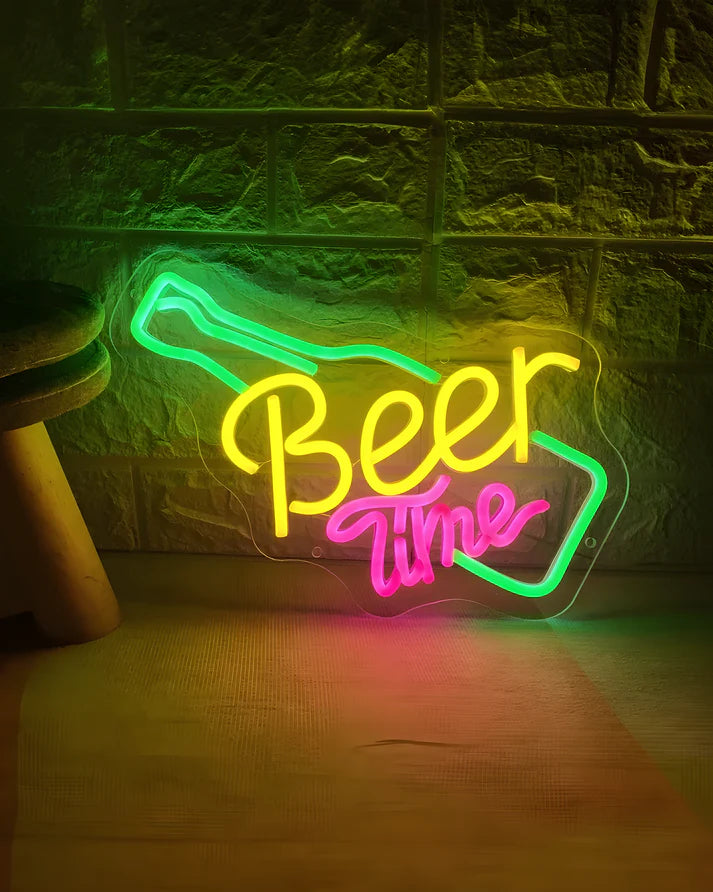 Beer Time Neon Sign Light