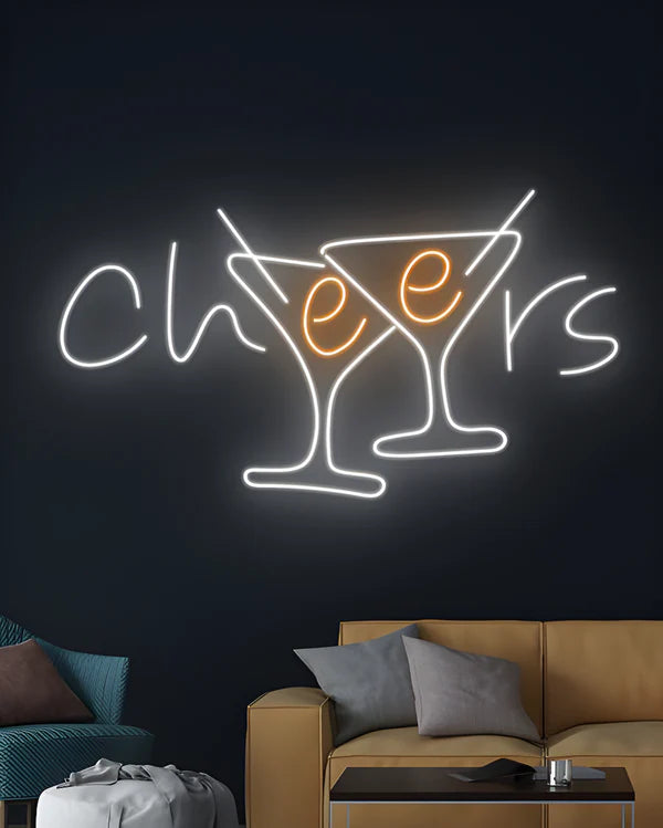 cheers LED Neon Sign Light