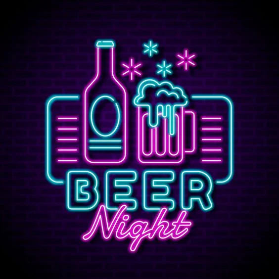 Beer Night LED Neon Sign Light Neon