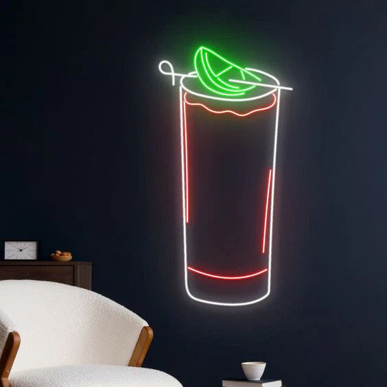Cocktail LED Neon Sign Light