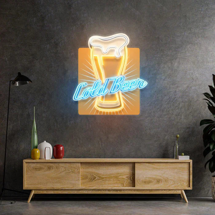 Cold Beer Cold Beer Neon Art LED Neon Sign Light Neon