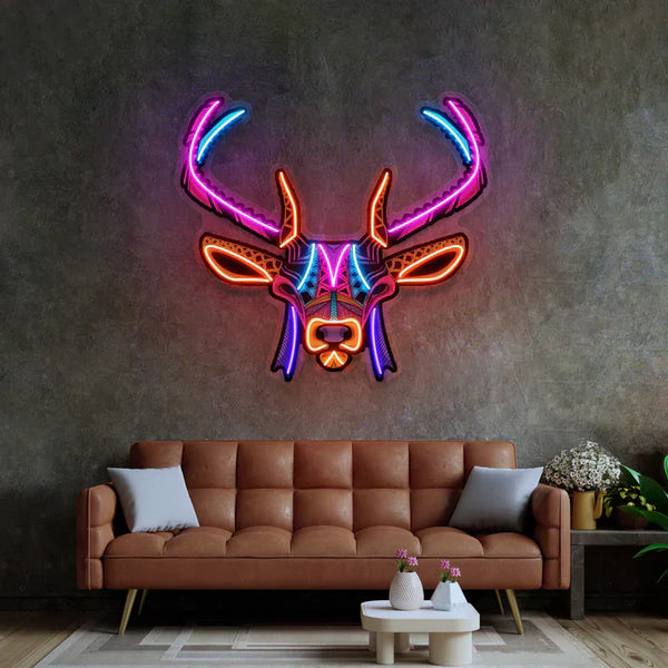 Decorative Deer Neon Art LED Neon Sign Light Neon