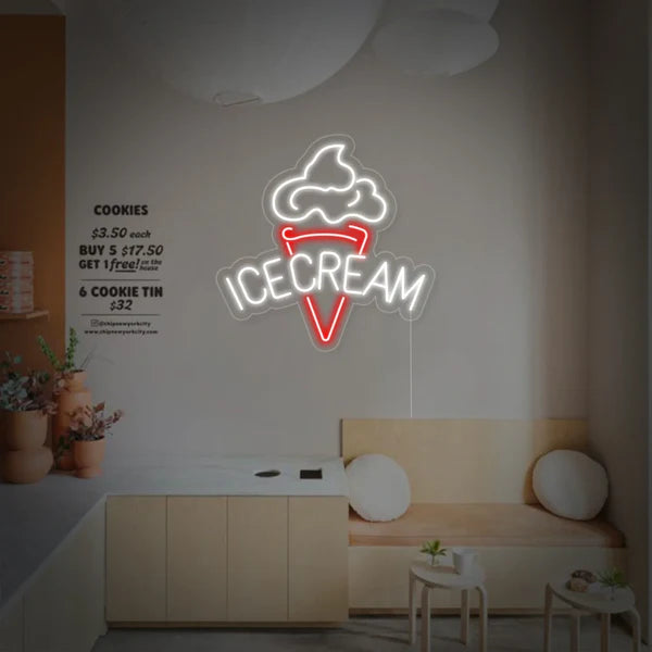 Ice Cream LED Neon Sign Light