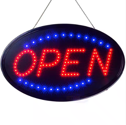 Open - Neon Sign